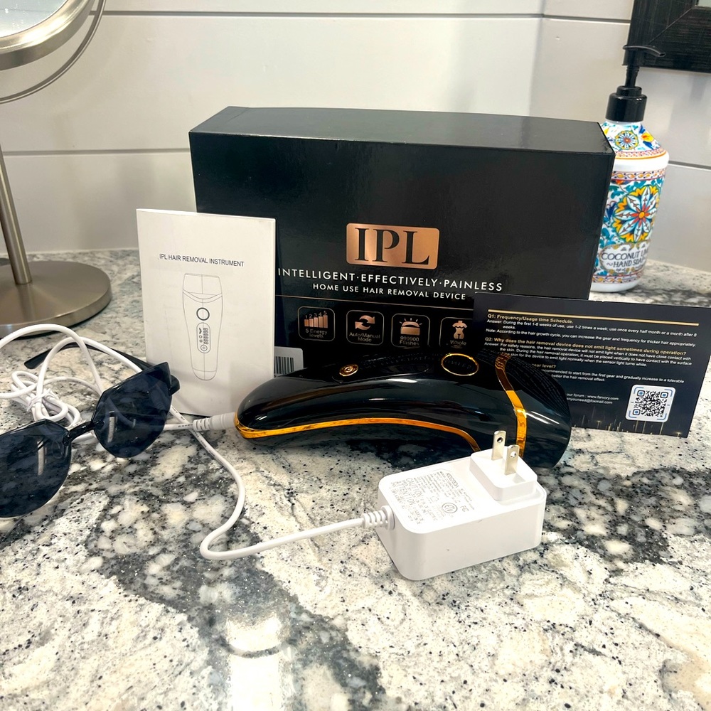 IPL Permanent Laser Hair Removal Device Painless 999,900 Flashes.